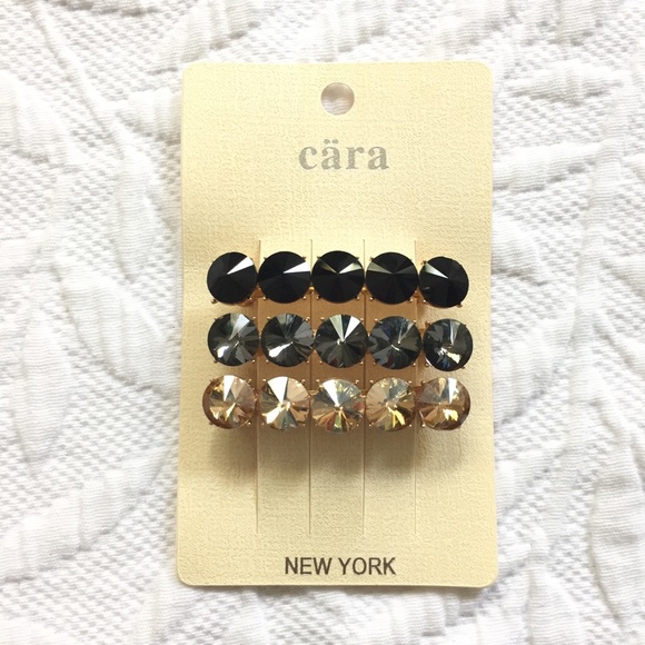 Cara Glam Barrette Hair Accessory Set NWT - Picture 5 of 8